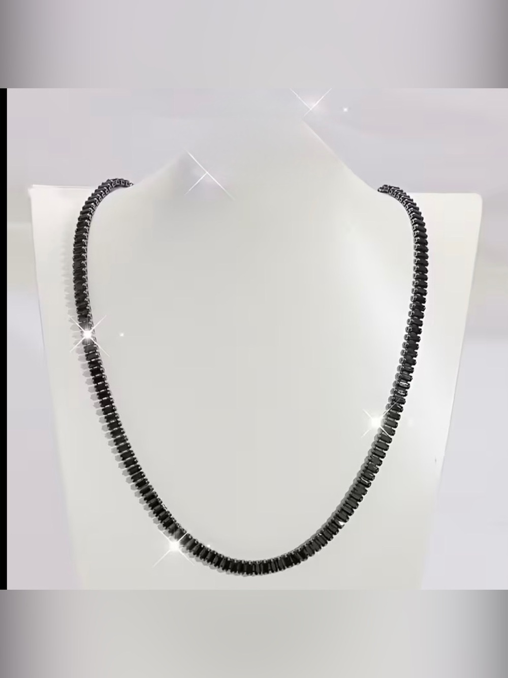 Western Necklace Black Necklace - Sleek Women's Jewelry